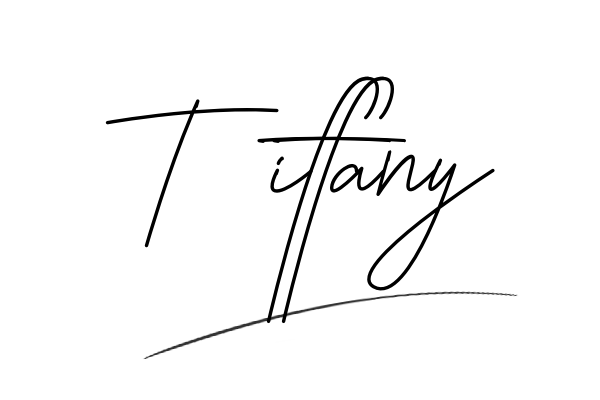 The best stylish Tiffany name signature simple easy in English