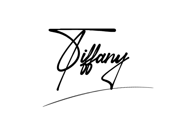 The best stylish Tiffany name signature simple easy in English