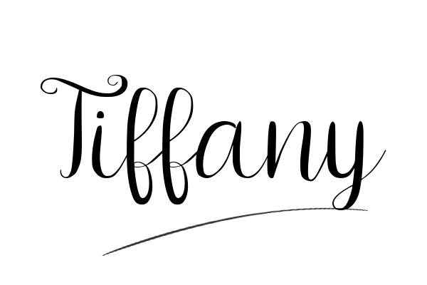 The best stylish Tiffany name signature simple easy in English