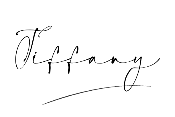 The best stylish Tiffany name signature simple easy in English