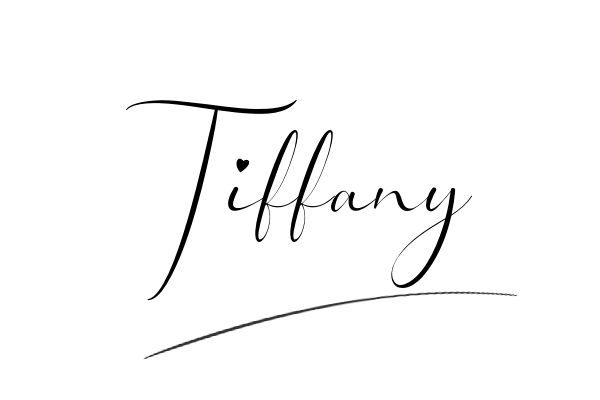 The best stylish Tiffany name signature simple easy in English