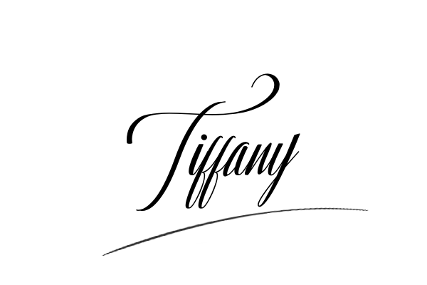 The best stylish Tiffany name signature simple easy in English