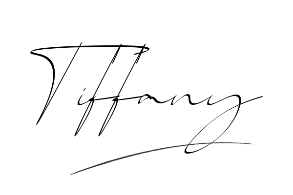 The best stylish Tiffany name signature simple easy in English