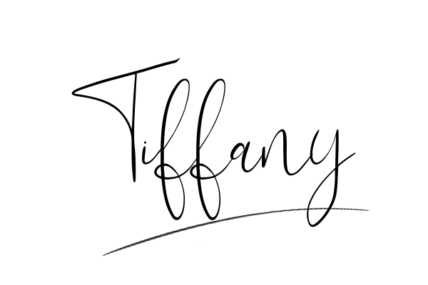 The best stylish Tiffany name signature simple easy in English
