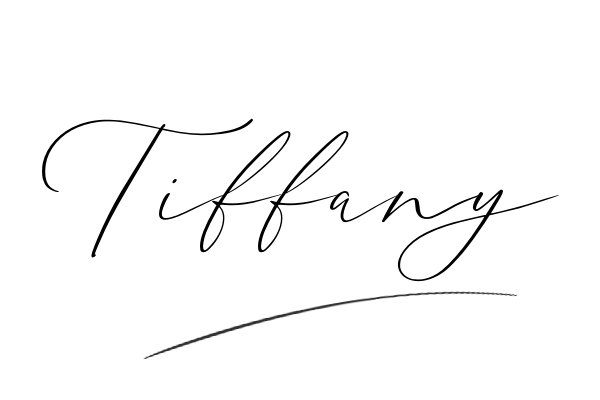 The best stylish Tiffany name signature simple easy in English
