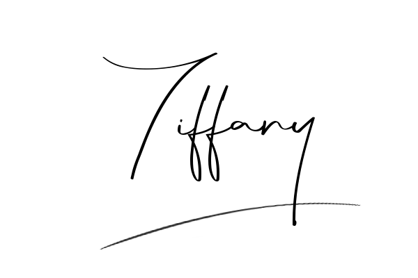 The best stylish Tiffany name signature simple easy in English