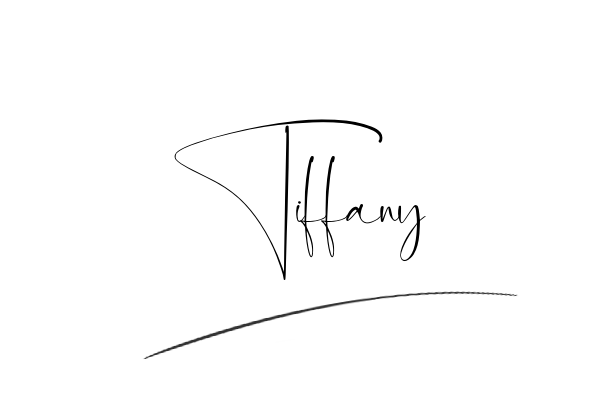 The best stylish Tiffany name signature simple easy in English