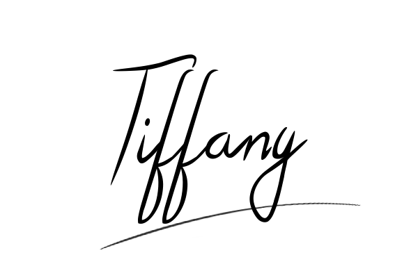 The best stylish Tiffany name signature simple easy in English