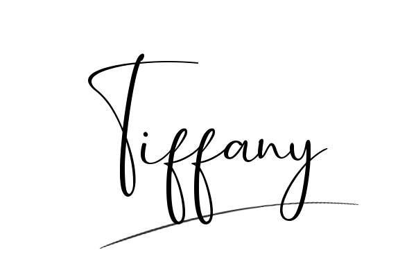 The best stylish Tiffany name signature simple easy in English