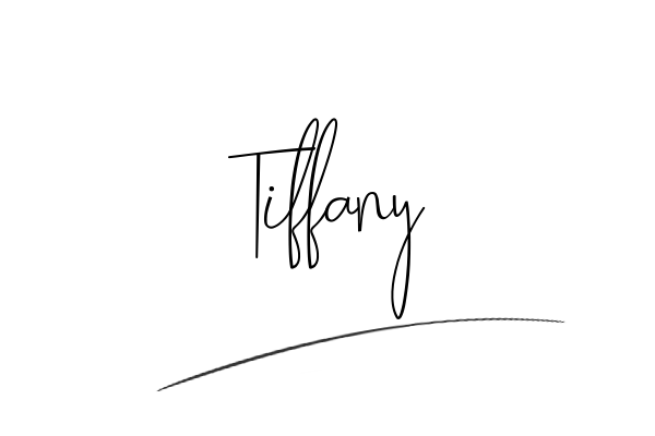 The best stylish Tiffany name signature simple easy in English