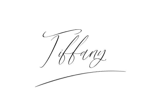 The best stylish Tiffany name signature simple easy in English