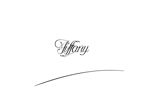 The best stylish Tiffany name signature simple easy in English