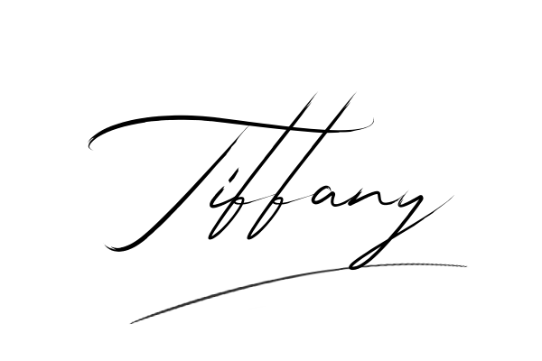 The best stylish Tiffany name signature simple easy in English