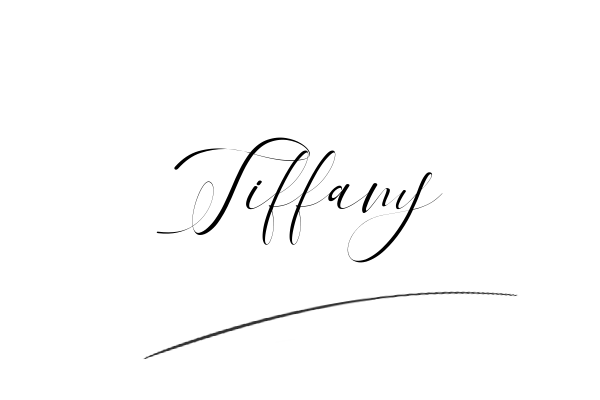 The best stylish Tiffany name signature simple easy in English
