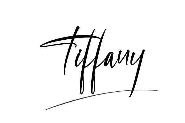 The best stylish Tiffany name signature simple easy in English
