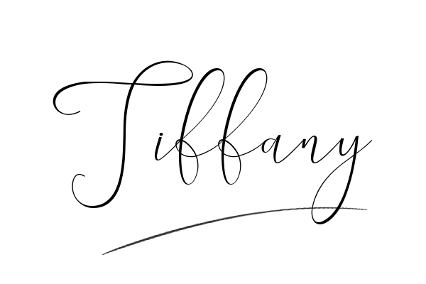 The best stylish Tiffany name signature simple easy in English