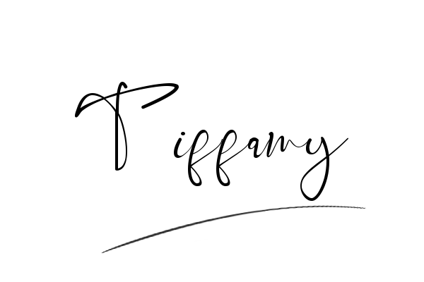 The best stylish Tiffany name signature simple easy in English