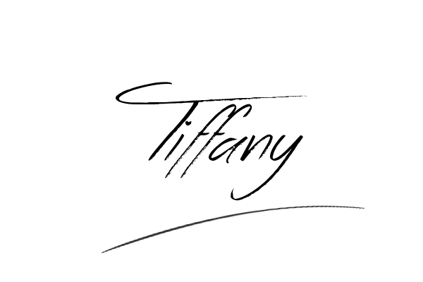 The best stylish Tiffany name signature simple easy in English