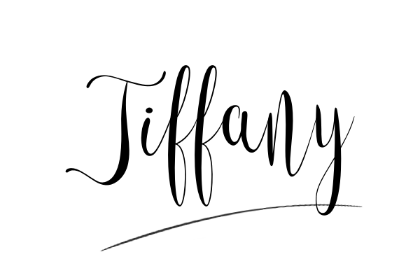 The best stylish Tiffany name signature simple easy in English