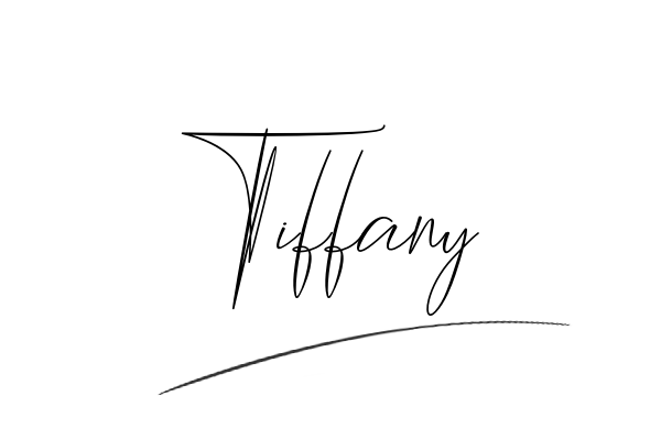 The best stylish Tiffany name signature simple easy in English