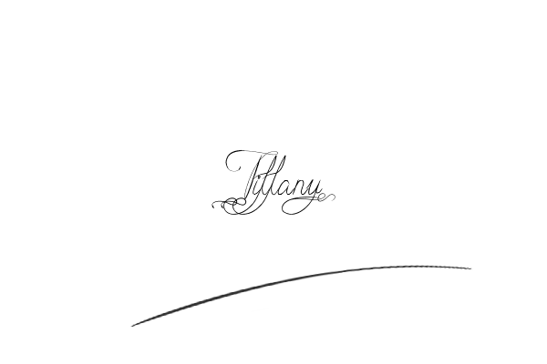 The best stylish Tiffany name signature simple easy in English