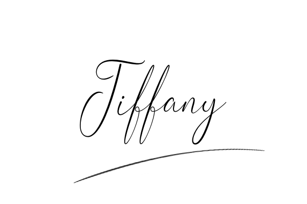 The best stylish Tiffany name signature simple easy in English