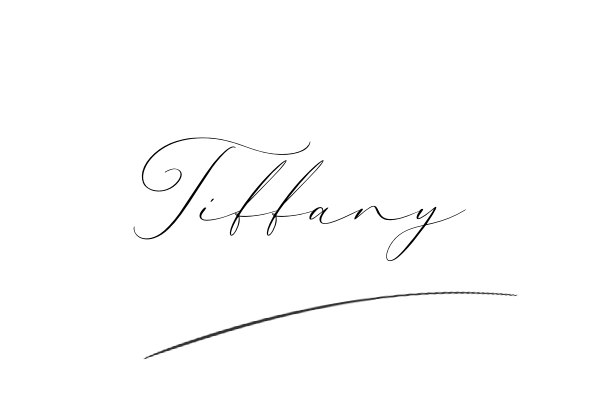 The best stylish Tiffany name signature simple easy in English