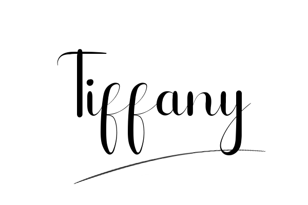 The best stylish Tiffany name signature simple easy in English