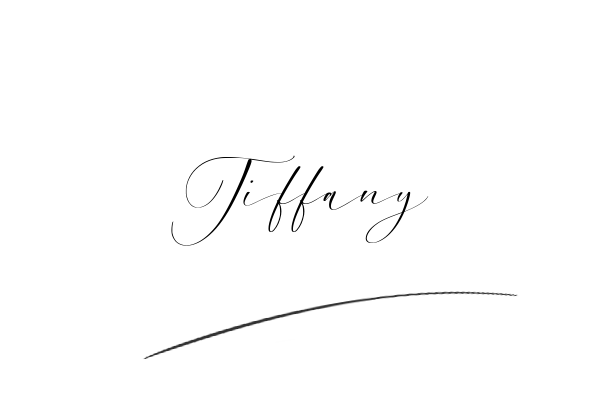 The best stylish Tiffany name signature simple easy in English