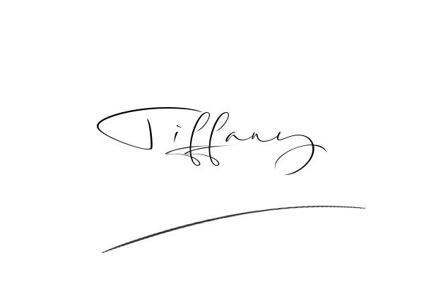 The best stylish Tiffany name signature simple easy in English