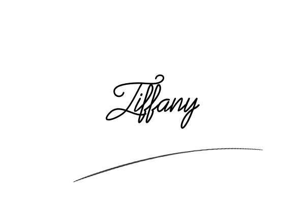 The best stylish Tiffany name signature simple easy in English