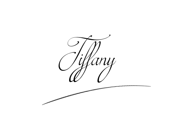 The best stylish Tiffany name signature simple easy in English