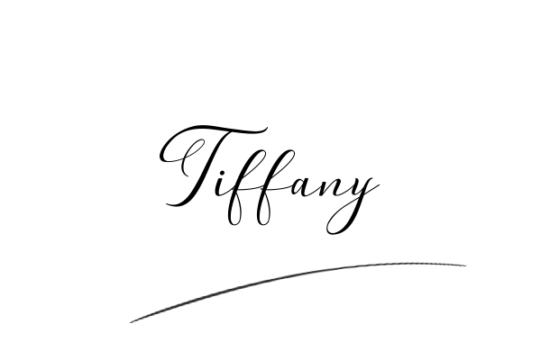 The best stylish Tiffany name signature simple easy in English
