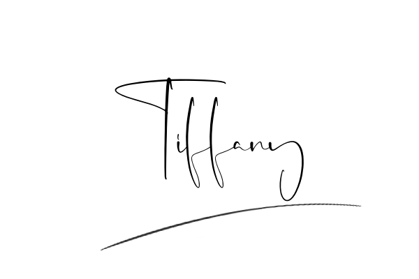 The best stylish Tiffany name signature simple easy in English