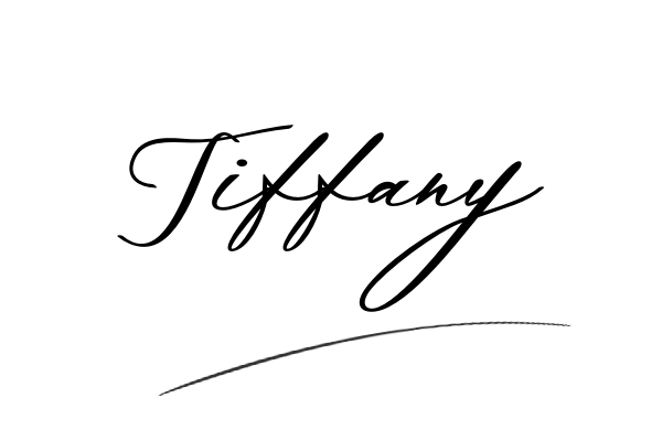 The best stylish Tiffany name signature simple easy in English
