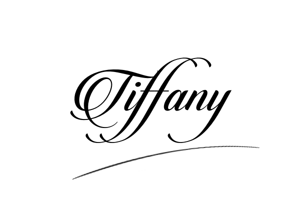 The best stylish Tiffany name signature simple easy in English