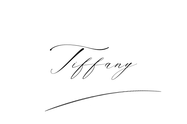 The best stylish Tiffany name signature simple easy in English
