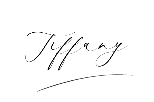 The best stylish Tiffany name signature simple easy in English
