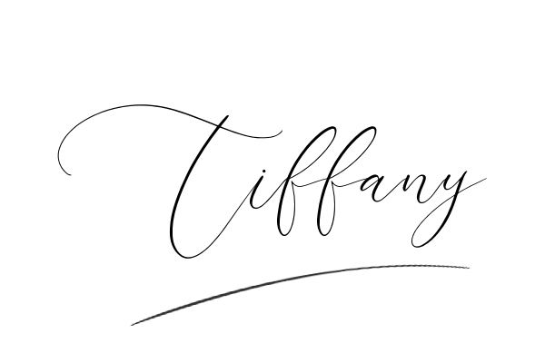 The best stylish Tiffany name signature simple easy in English