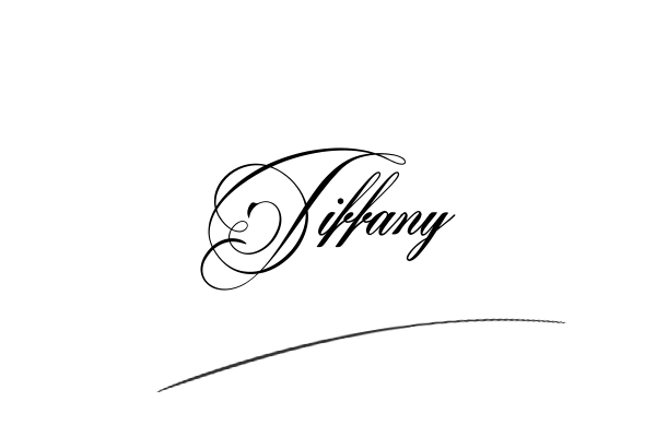 The best stylish Tiffany name signature simple easy in English
