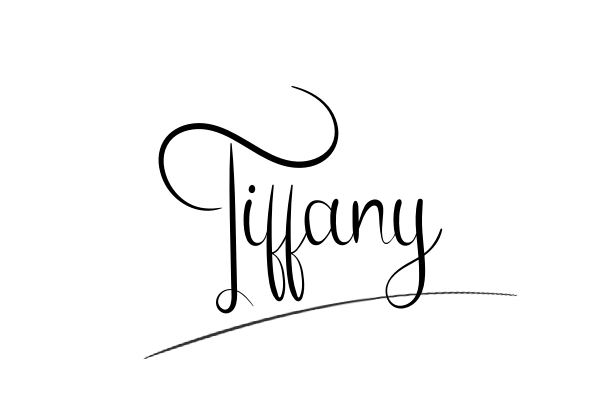 The best stylish Tiffany name signature simple easy in English