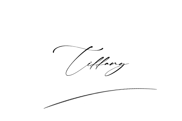 The best stylish Tiffany name signature simple easy in English