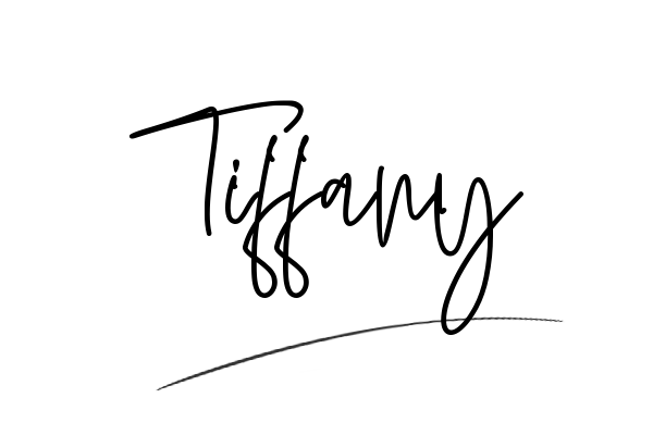 The best stylish Tiffany name signature simple easy in English