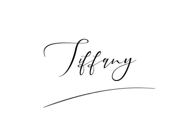 The best stylish Tiffany name signature simple easy in English