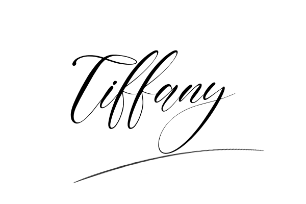 The best stylish Tiffany name signature simple easy in English