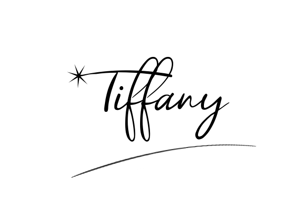 The best stylish Tiffany name signature simple easy in English