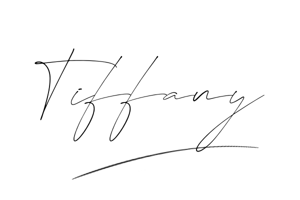 The best stylish Tiffany name signature simple easy in English