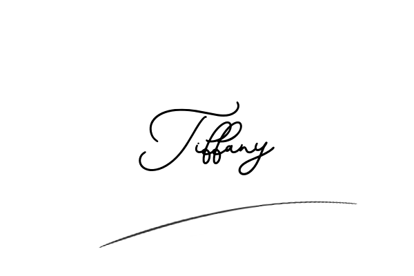 The best stylish Tiffany name signature simple easy in English