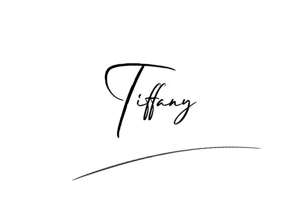 The best stylish Tiffany name signature simple easy in English