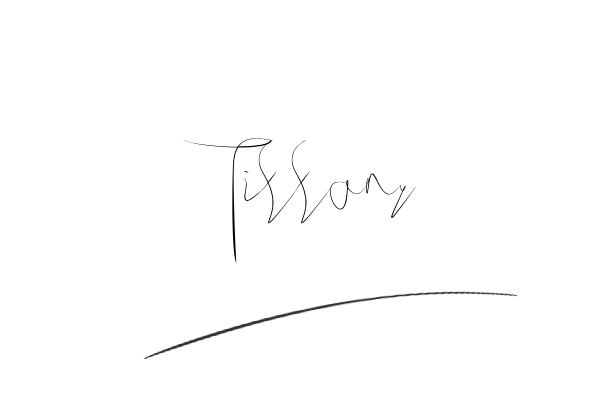 The best stylish Tiffany name signature simple easy in English